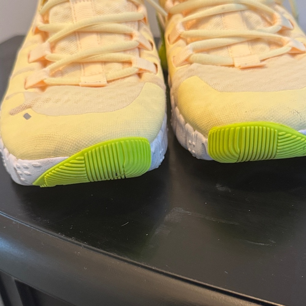 Like New Nike Free TR Yellow and Lime Athletic Shoes - Picture 6 of 10